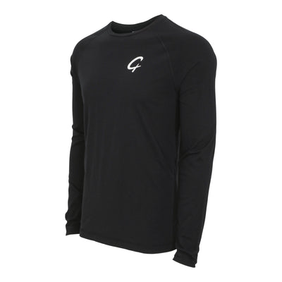 Created Compete black long sleeve diagonal view