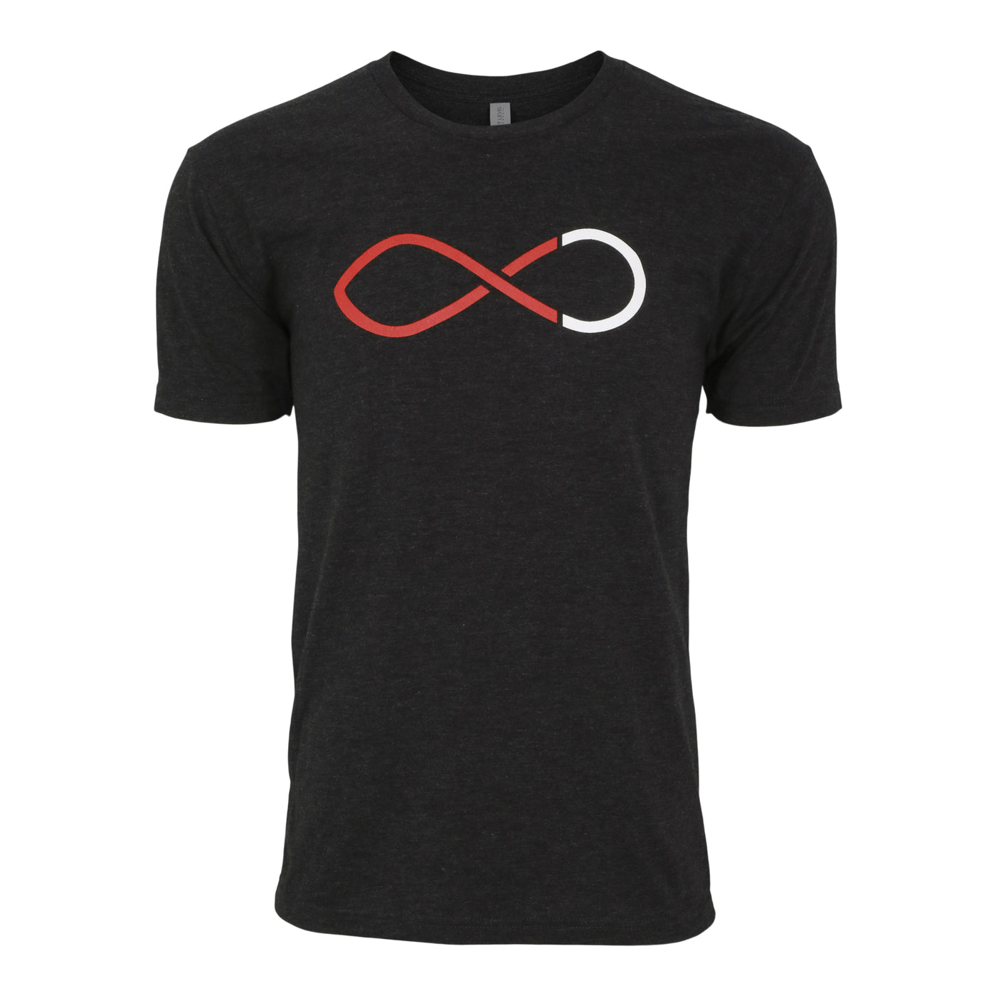 Created Infinity Ichthys Tri-Blend black T-shirt front view