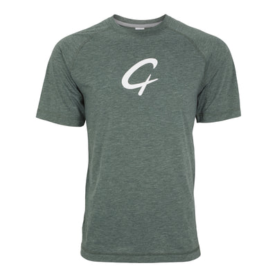 Created Men's Compete sage short sleeve t-shirt front view