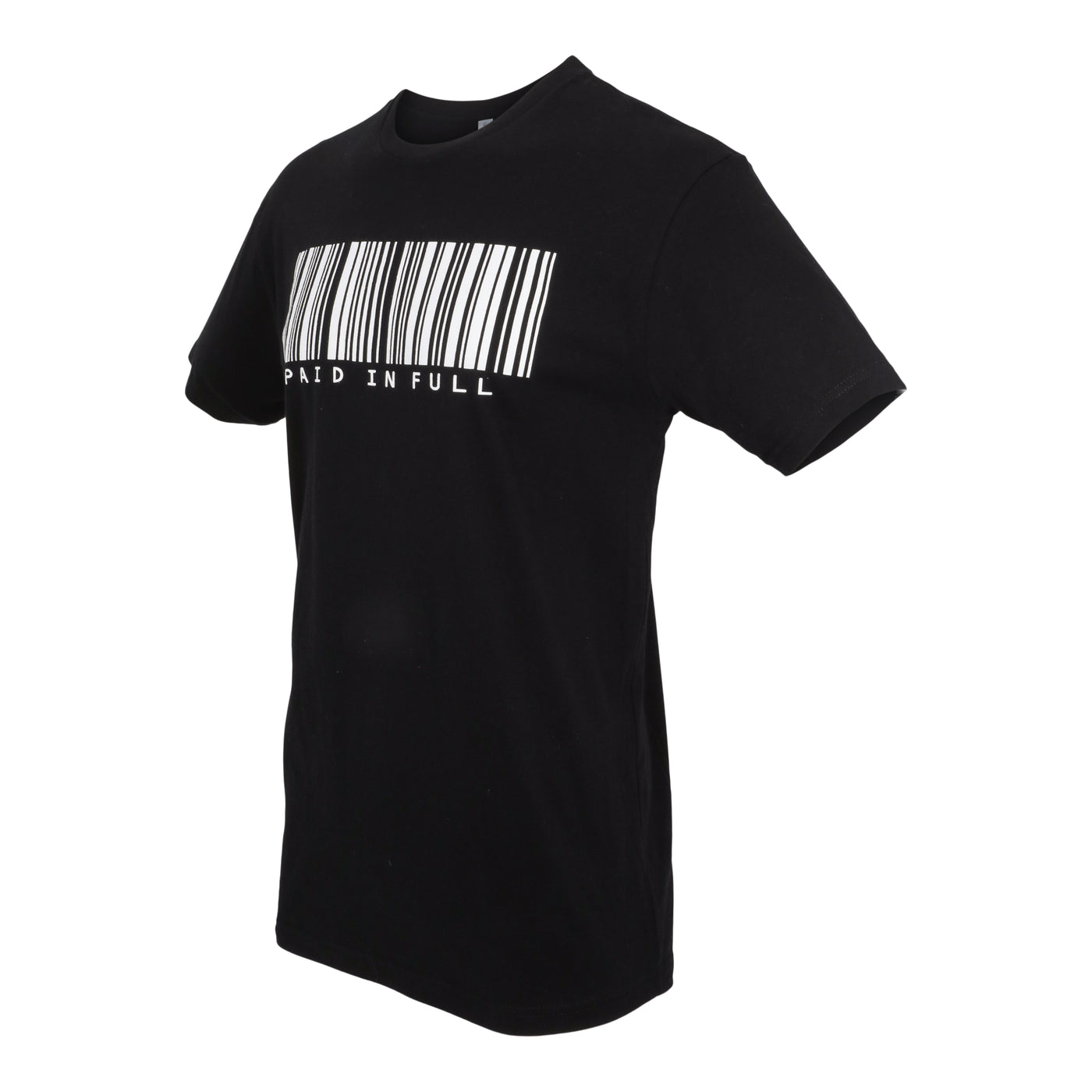 Created Paid In Full Relaxed black short sleeve t-shirt diagonal view
