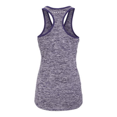 Created Women's Charged electric purple tank top alternate rear view