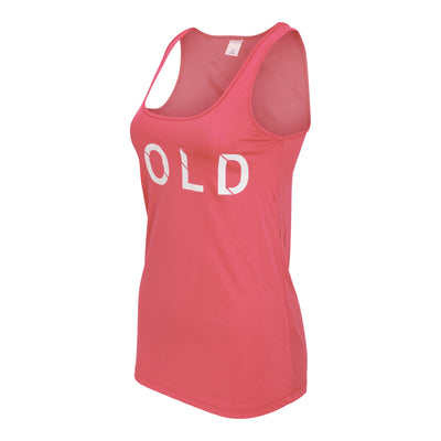 Created Women's Bold Performance coral tank top diagonal view