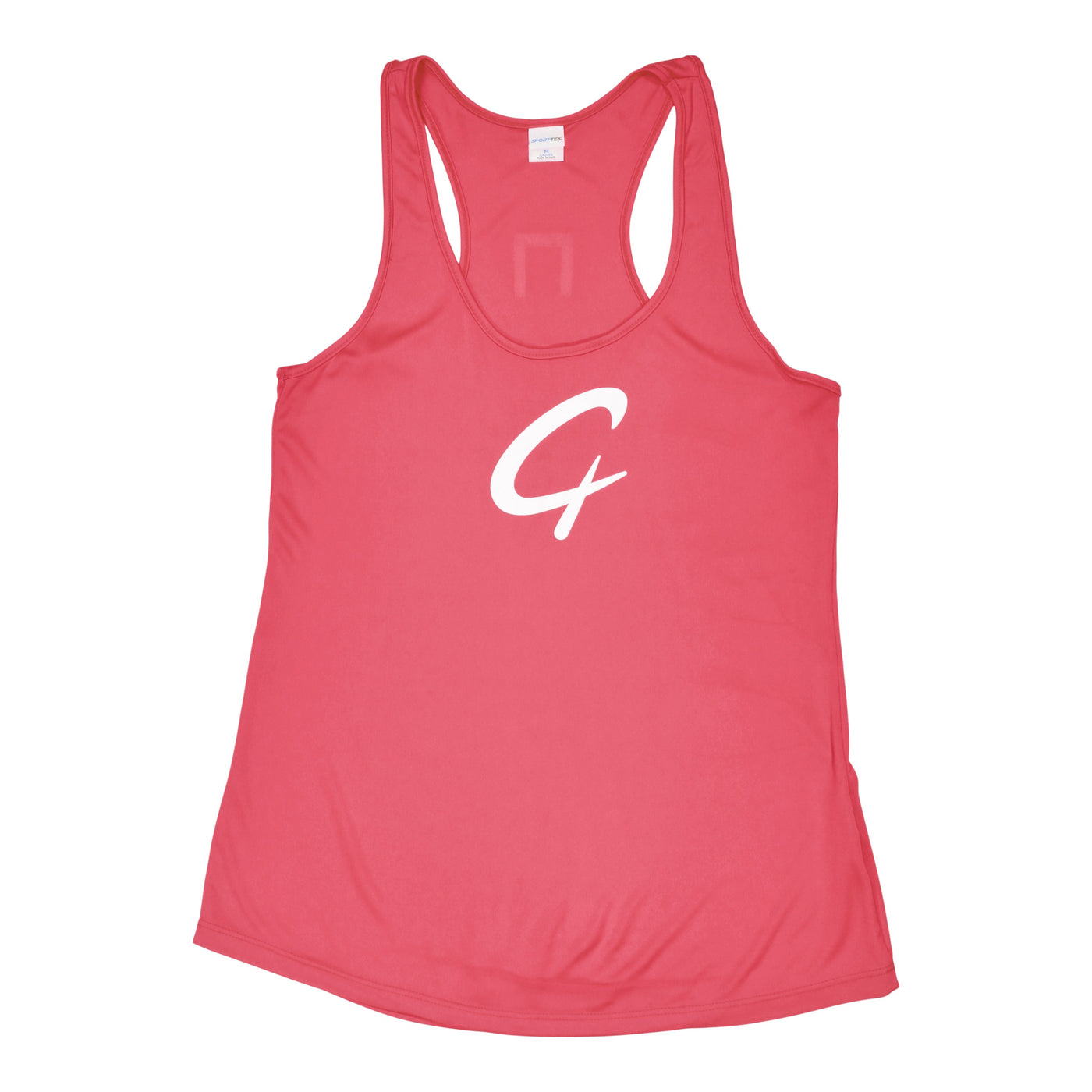 Created Women's Performance coral tank top front view